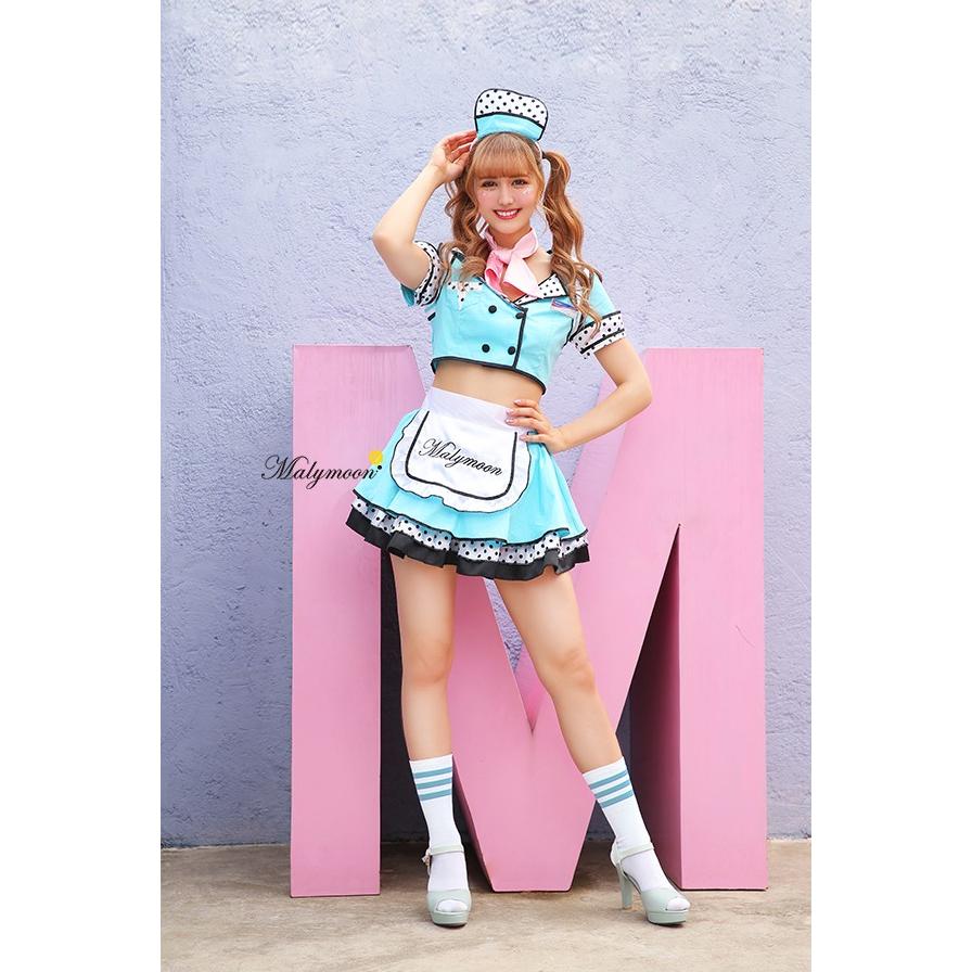 ウェイトレス メイド ハロウィン コスプレ コスチューム メイド