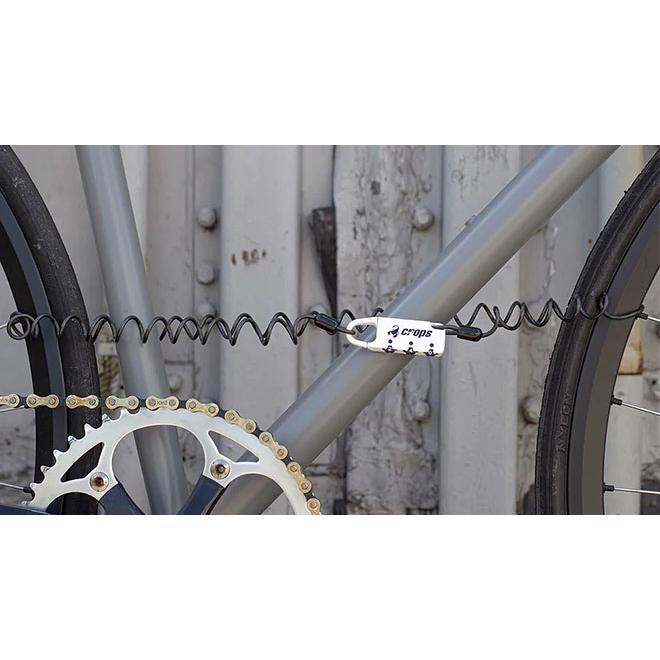 crops 自転車 ロック ワイヤー コイル ダイヤル 180cm 1800mm