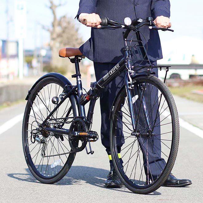 池商 自転車 折りたたみ自転車 マイパラス 27インチ DE-601 6段変速