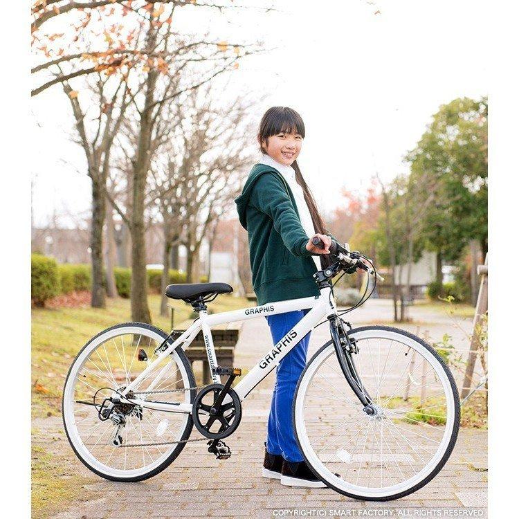 子供用自転車 クロスバイク 全商品P3倍 購入特典 ライト カギ 24インチ 全12色 シマノ 6段変速 子供 ジュニア 子供自転車｜smart-factory｜11