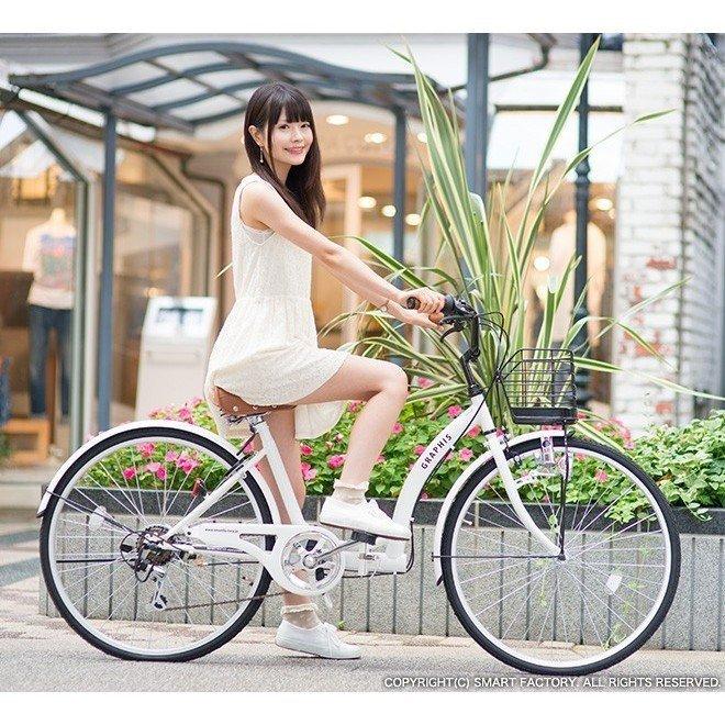 GRAPHIS(自転車) ママチャリ シティサイクル 26インチ カゴ GRAPHIS(自転車) ママチャリ シティサイクル 26インチ カゴ