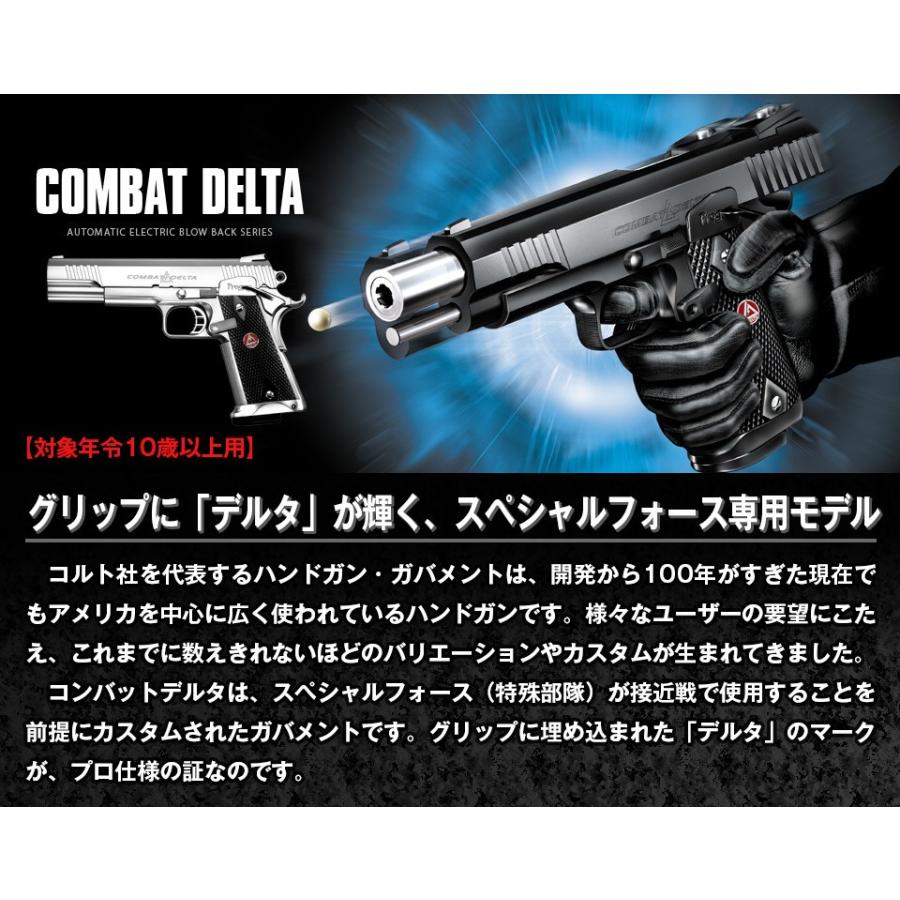 東京マルイ 電動ブローバック コンバットデルタ Combat Delta 電動ガン ハンドガン エアガン ブラック シルバー サバゲー 10歳以上 自転車通販 スマートファクトリー 通販 Paypayモール