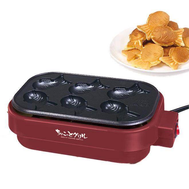 たい焼き メーカー たい焼き器 タイヤキ お手入れ簡単 フッ素加工 おやつ おかし 手作り 家庭用 自転車通販 スマートファクトリー 通販 Paypayモール