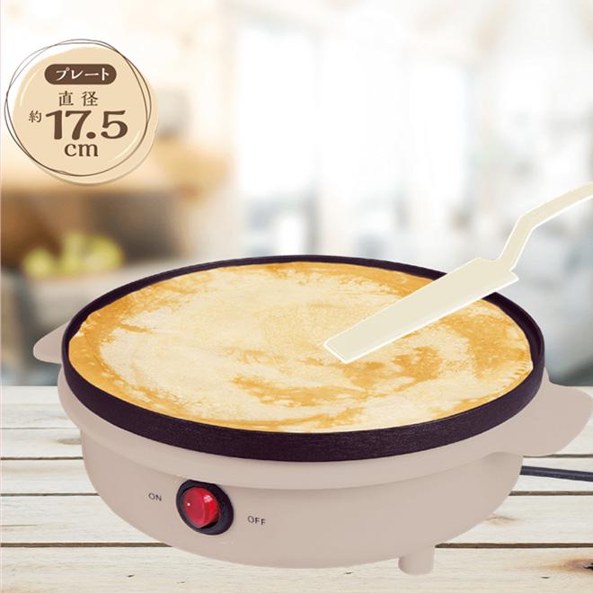 超p祭5 クレープメーカー ホットプレート クレーププレート クレープ クレープ焼き機 手作りおやつ スイーツ 簡単 手軽 家庭用 自転車通販 スマートファクトリー 通販 Paypayモール