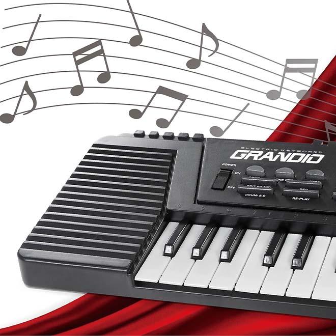 ピアノ おもちゃ 多機能キーボード 電子 子供 37鍵盤 楽器 ミニピアノ 音感 教育 知育｜smart-factory｜03