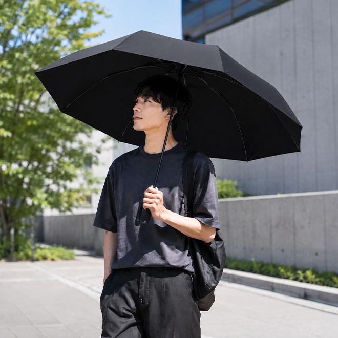 折りたたみ傘 晴雨兼用 ワンタッチ傘 遮光率 99.9％ 骨数8本 丈夫