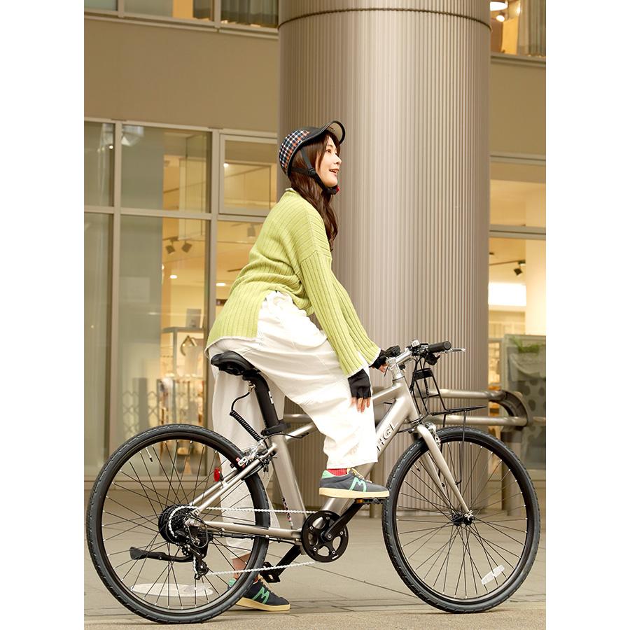 限定価格❣❊HGL電動アシスト自転車クロスバイク700Cシマノ製8段変速 電動アシスト自転車 クロスバイク 【クーポン最終日】 700x38C