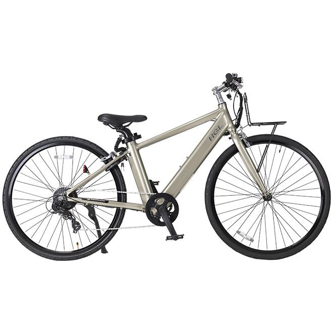 電動アシスト自転車 クロスバイク 700x38C USB充電付 バッテリー