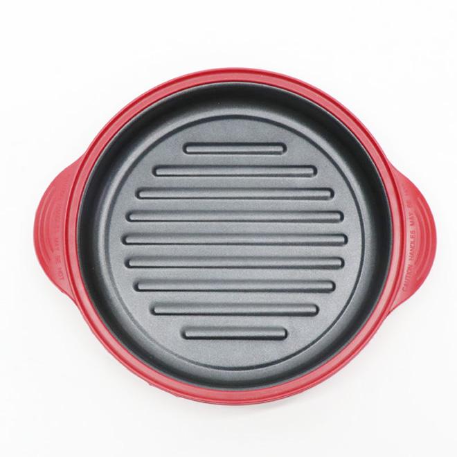 ヒロ・コーポレーション 電子レンジ 調理器 丸型 グリルパン 焼き魚