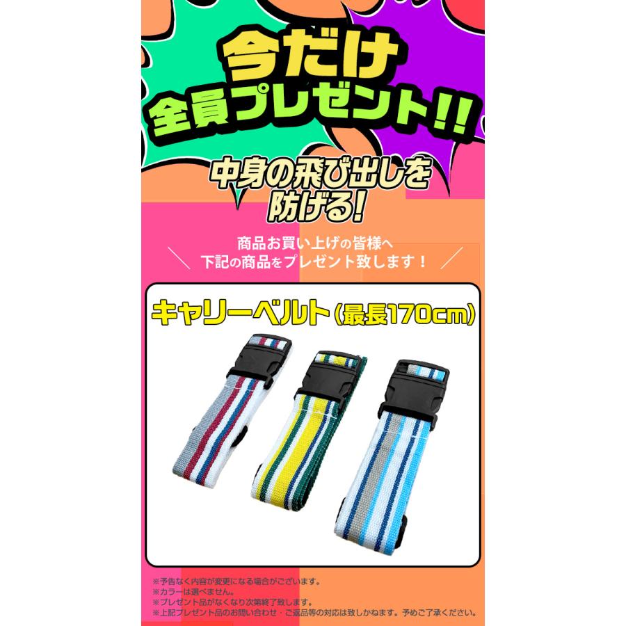 ヒロ・コーポレーション ＼今だけキャリーベルト付／ スーツケース M