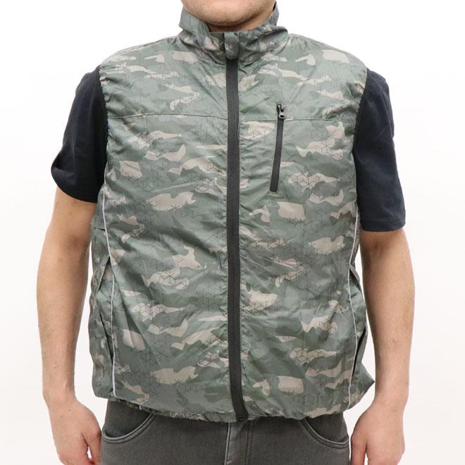 COVELL ファンベスト　空調服 美品　迷彩 安心保証付】空調冷風服 COVELL ベスト G.B.Z ファン