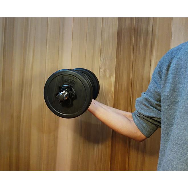 ダンベル 5kg 可変式 滑りにくい グリップ加工 可変式ダンベル 筋トレ