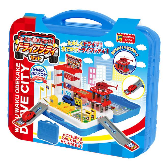 ミニカー 知育玩具 駐車場 持ち運び 車 男の子 3歳 4歳 5歳 おもちゃ