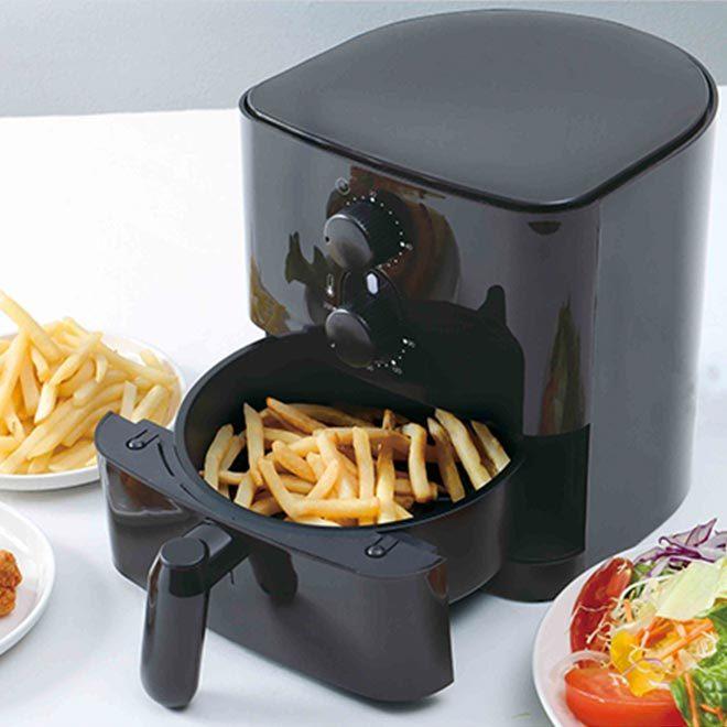 油いらずまるで揚げたて 揚げ直し名人 ノンフライヤー 卓上 コンパクト 電気調理