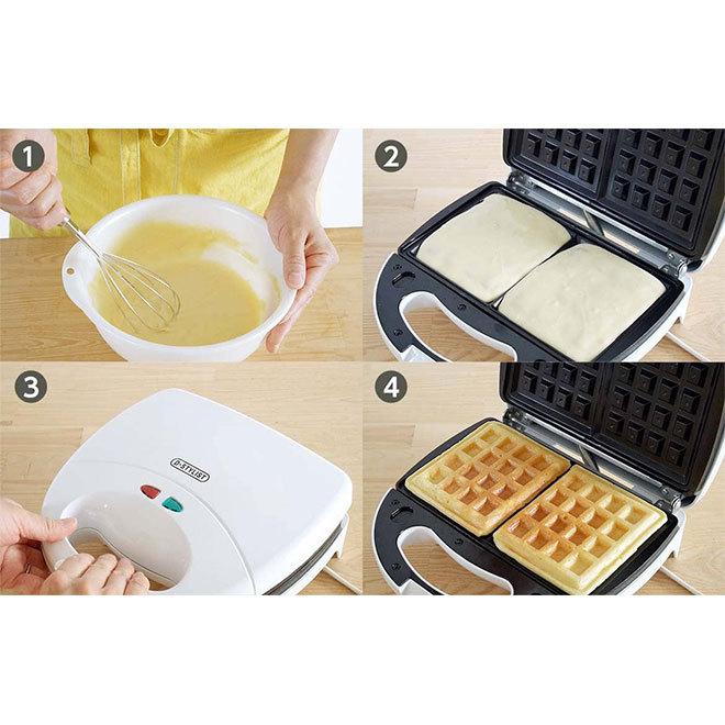 LITHON（ライソン） ホットサンドメーカー 電気 1台で3大活躍 着脱式