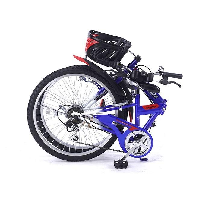 子供用自転車 22インチ P3倍最終日 6段ギア 折りたたみ自転車 MTB ライト カギ カゴ CIデッキ｜smart-factory｜07