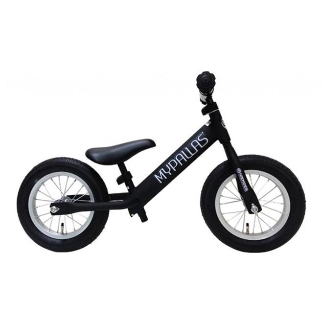 自転車 子供用 ペダル無し自転車 12インチ ハイエンダー おしゃれ 男の子 女の子 幼児 自転車 練習 プレゼント ブラック ホワイトの画像