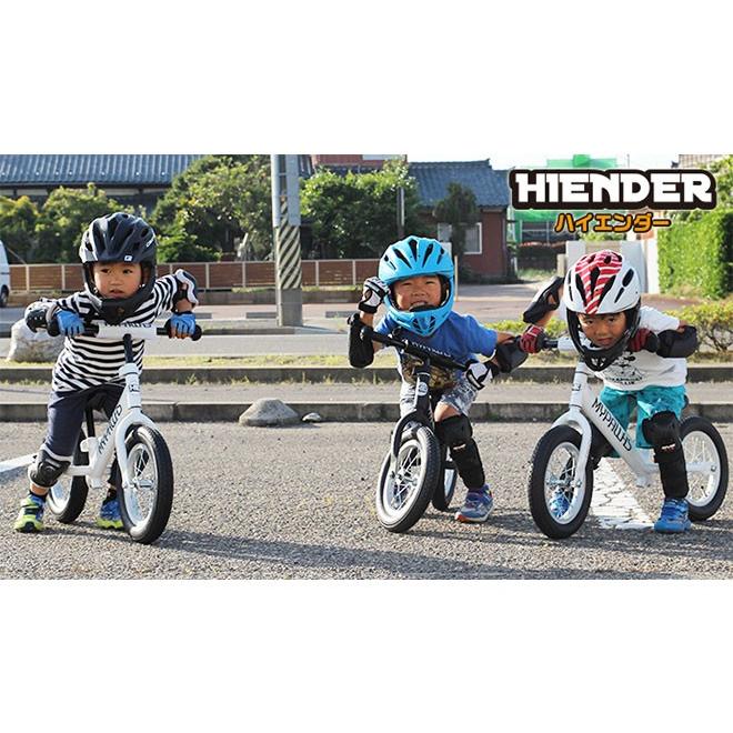 自転車 子供用 ペダル無し自転車 12インチ ハイエンダー おしゃれ 男の子 女の子 幼児 自転車 練習 プレゼント ブラック ホワイトの画像