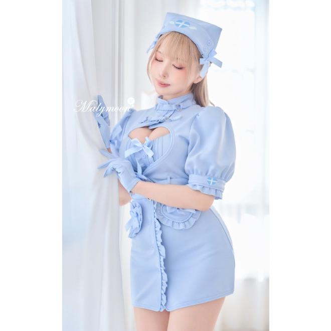 malymoon マリームーン　ナース　青 Malymoon 水色 ナース服 マリームーン - メルカリ