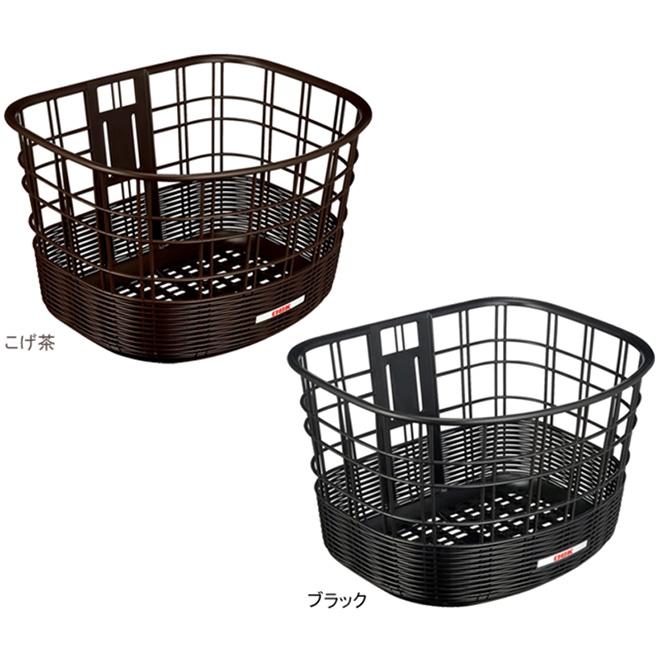 自転車 かご バスケット OGK 籐かご風 前用 ファッション FB-037K