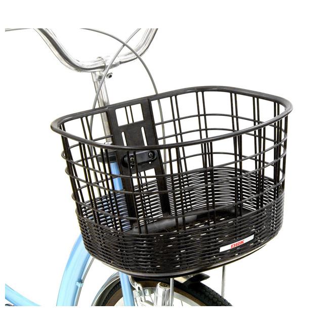 自転車 かご バスケット OGK 籐かご風 前用 ファッション FB-037K
