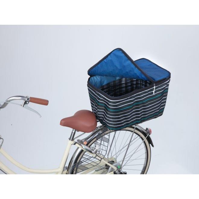 自転車 カゴ カバー 後ろ 防水 雨 2段式 OR-PB オリンパス スカイ