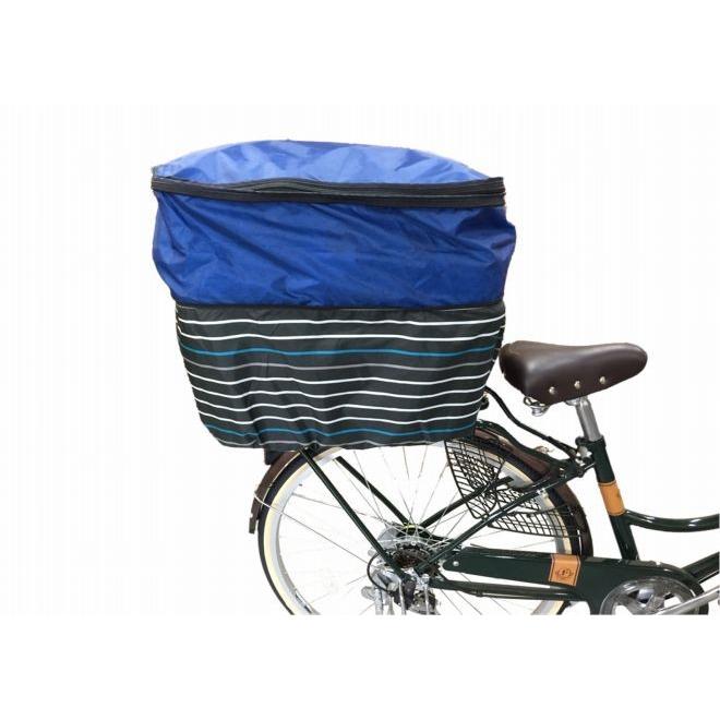 自転車 カゴ カバー 後ろ 防水 雨 2段式 OR-PB オリンパス