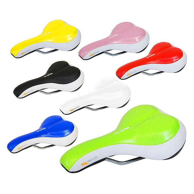 【新品】自転車サドル　MCselle マクセラ　サドル箱入り Amazon | MCSELLE(マクセラ) カラーサドルZippy＋gel WH