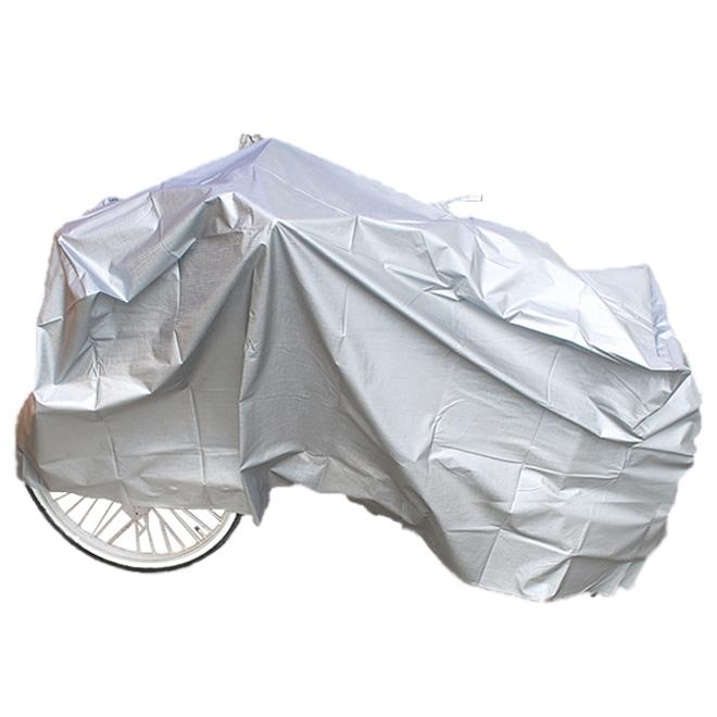 自転車 カバー サイクルカバー Peva 厚手タイプ フロントバスケット装着車対応 激安超特価 全車種共通型 雨 台風 ひも付き 対策 レイングッズ 即日発送998円 梅雨