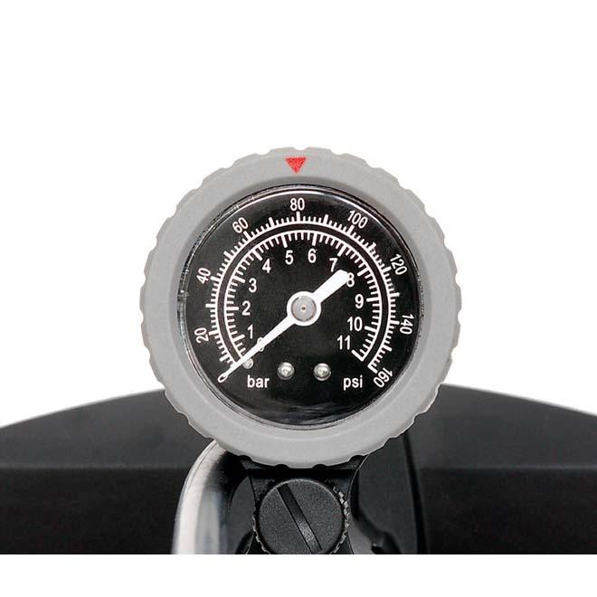 自転車 空気入れ アルミ製 ゲージ付き フロア ポンプ 英式 米式 仏式