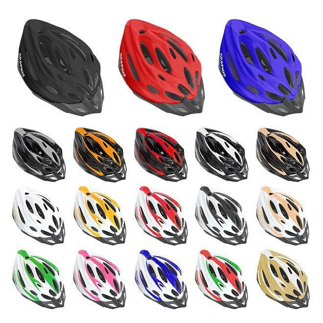 サングラスセット ヘルメット 自転車 GRAPHIS オリジナル 超軽量 215g