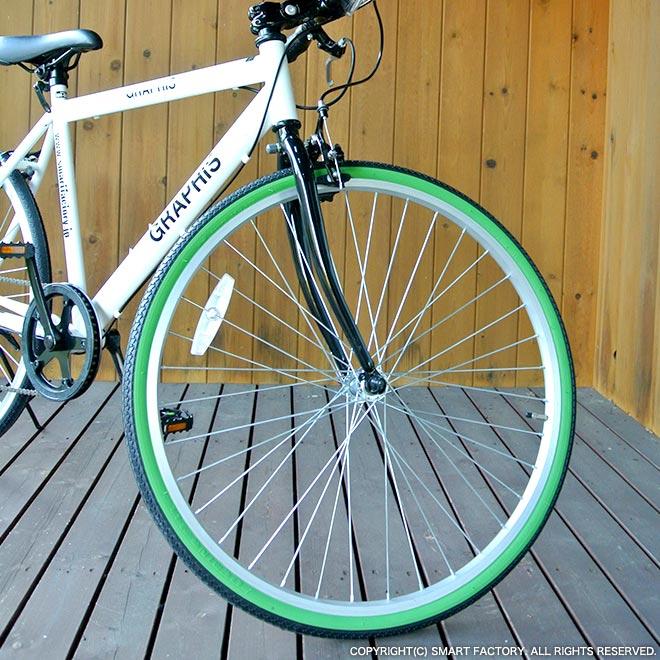 自転車 タイヤ 26インチ 27インチ 1本 カラータイヤ SR078 DEMING LL