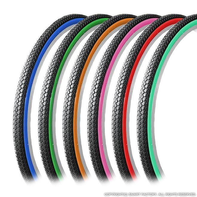 自転車 タイヤ 26インチ 27インチ チューブ セット ペア カラータイヤ Sr078 Deming Ll Shinko シンコー 自転車通販 スマートファクトリー 通販 Paypayモール