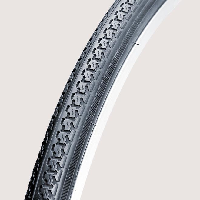 26インチタイヤ、SHIMANOホイール 自転車 タイヤ 26インチ 27インチ 1本 黒 ブラック WO 26x1-3/8