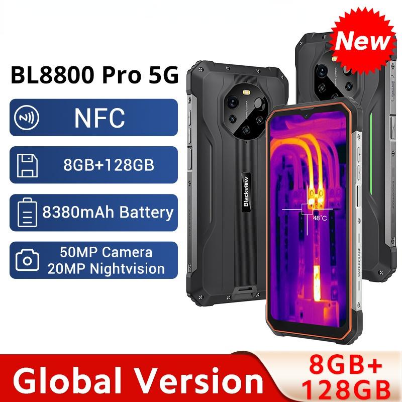 Blackview BL8800 Pro 8 +128GB SIMフリースマホン 急速充電対応 5G