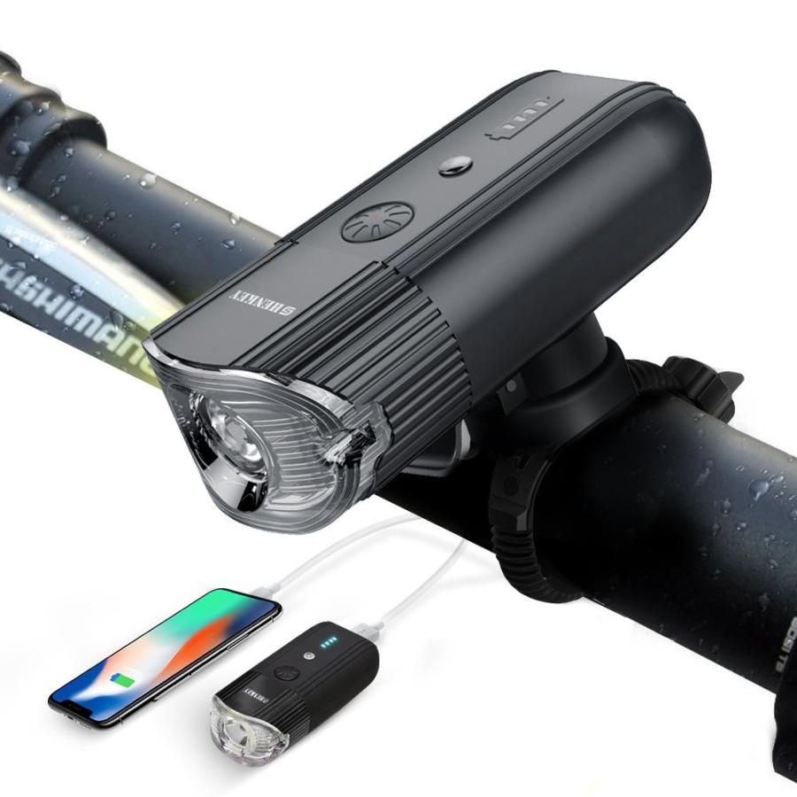 shenkey 自転車ライト 4000mah レビュー