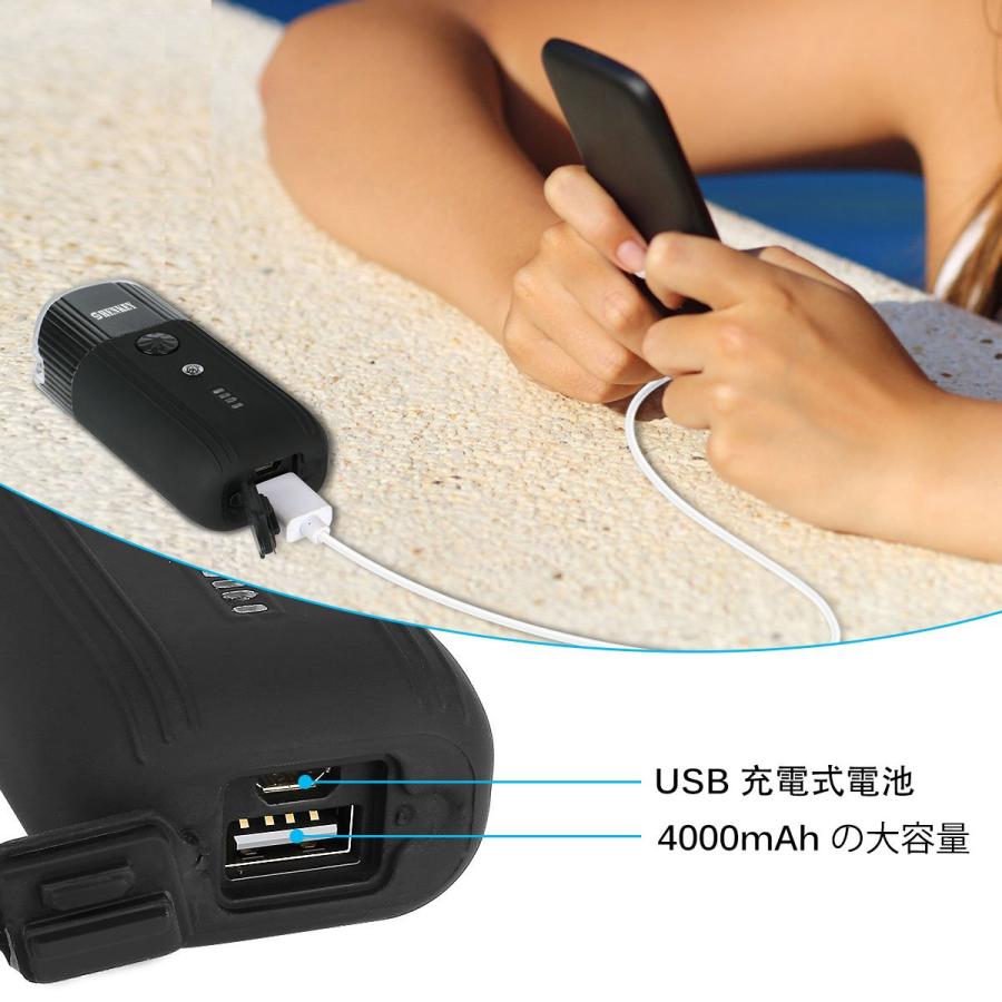 shenkey 自転車ライト 4000mah レビュー