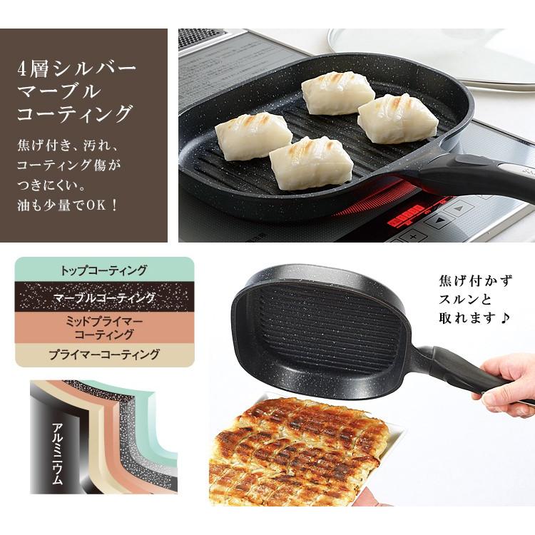 NEWベルフィーナ グリルパン ガラス蓋付き （ANT） : SmartKitchen
