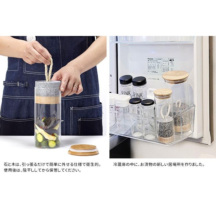 Picklestone115 漬物瓶 ピクルストーン115 漬物石 おしゃれ ガラス製