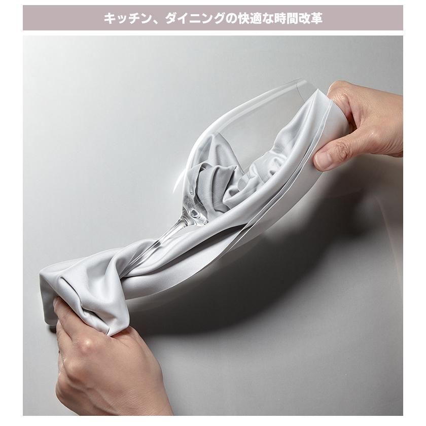 BIRDY. TEX グラスタオル Lサイズ 1枚単品 36×88cm （クールグレー 超