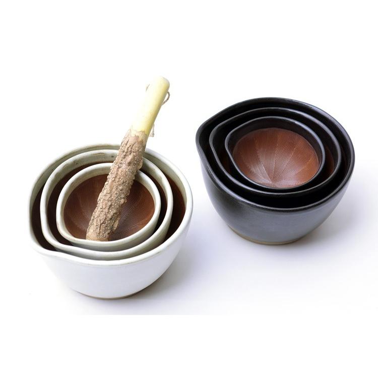 もとしげ すり鉢 大 （すりばち 石見焼 元重製陶所 注ぎ口あり