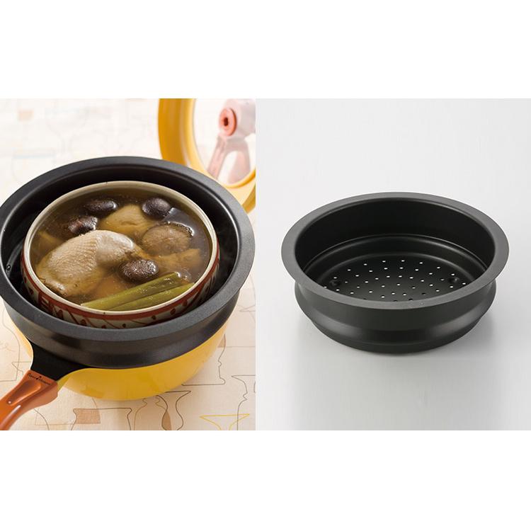 和平フレイズ Remi♪Hirano レミパン24cm ノッポ蒸し台セット （深型
