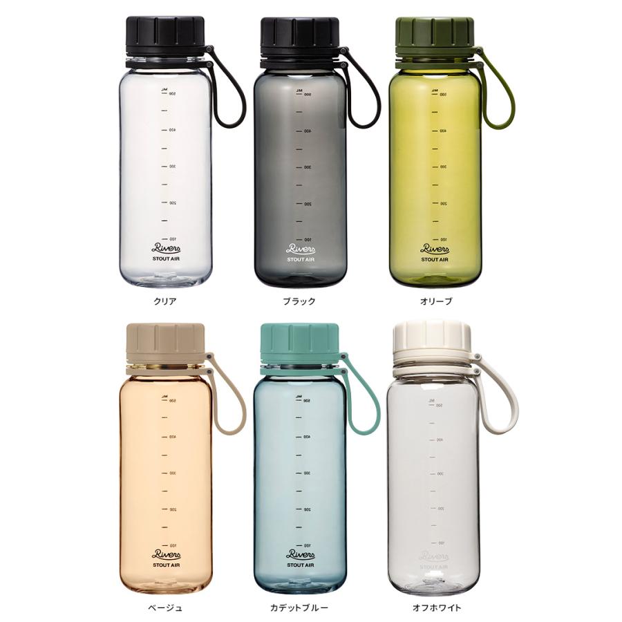 RIVERS スタウトエア550 550ml （軽量ボトル クリア 目盛り付き