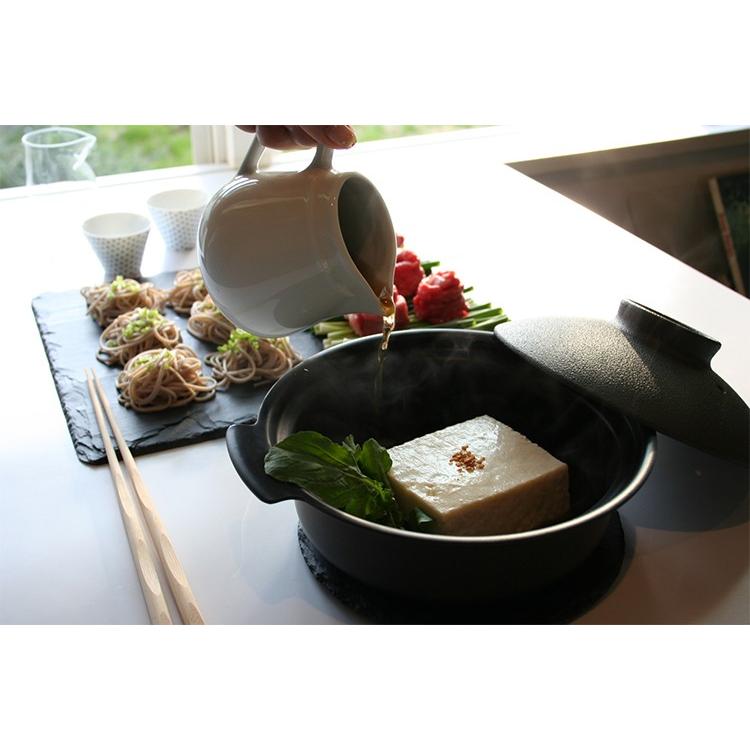 フジイ DONABE 卓上鍋 ステンレス鍋 シルバー 割れにくいステンレス