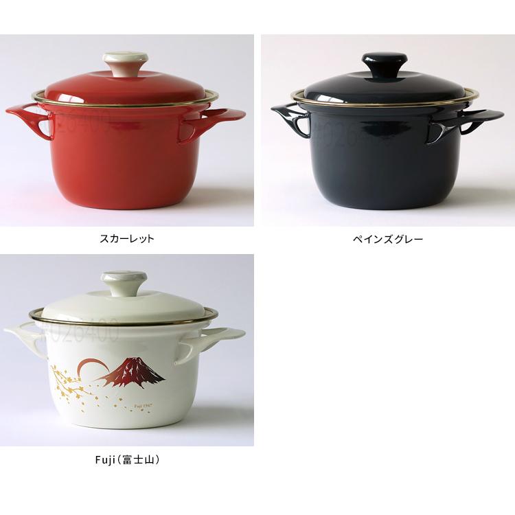 富士ホーロー EXシリーズ 16cm ココット ほうろう製 : SmartKitchen