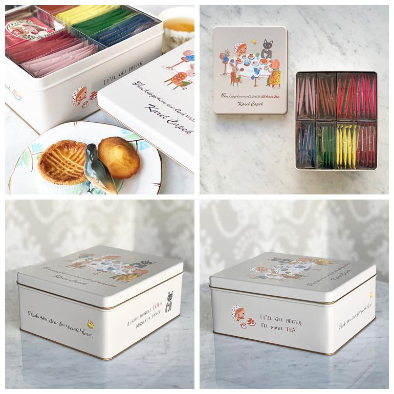 カレルチャペック（Karel Capek） 40 tea lovers缶（個包装カップ用