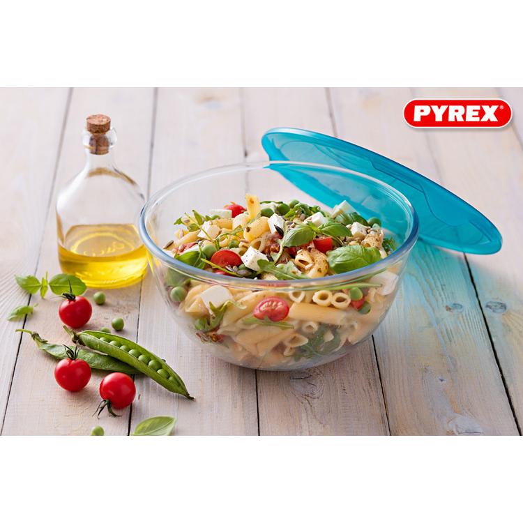 パイレックス フタつき耐熱ガラスボウル 17×10cm 1.0L 1個単品 Pyrex