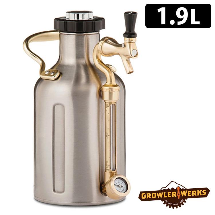 GrowlerWerks uKeg ビアサーバー ステンレス 64oz(1893ml GrowlerWerks uKeg ビアサーバー ステンレス 64oz(1893ml