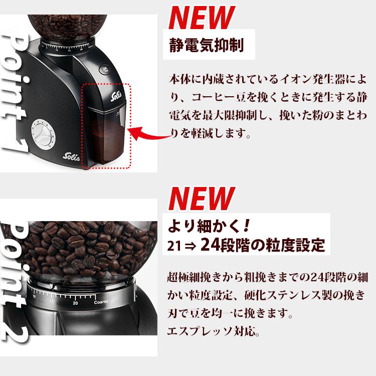 Solis ソリス スカラゼロスタチック コーヒーグラインダー SK1662