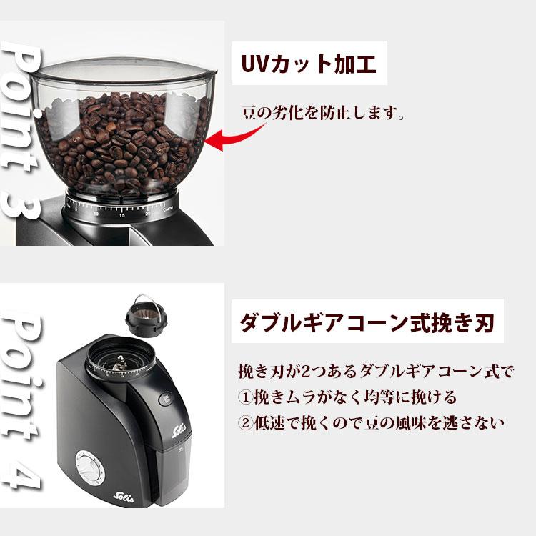 Solis ソリス スカラゼロスタチック コーヒーグラインダー SK1662
